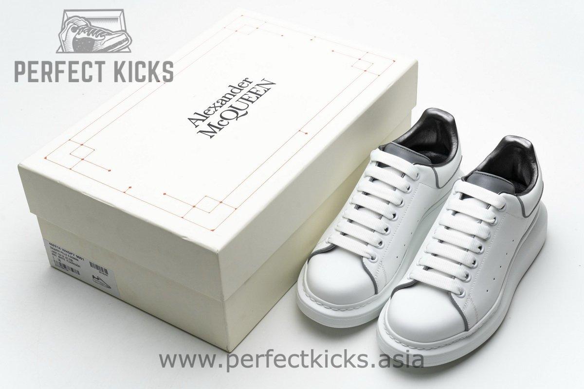 462214 WHGP7 9001 Alexander McQueen Sneaker All White - Image 3