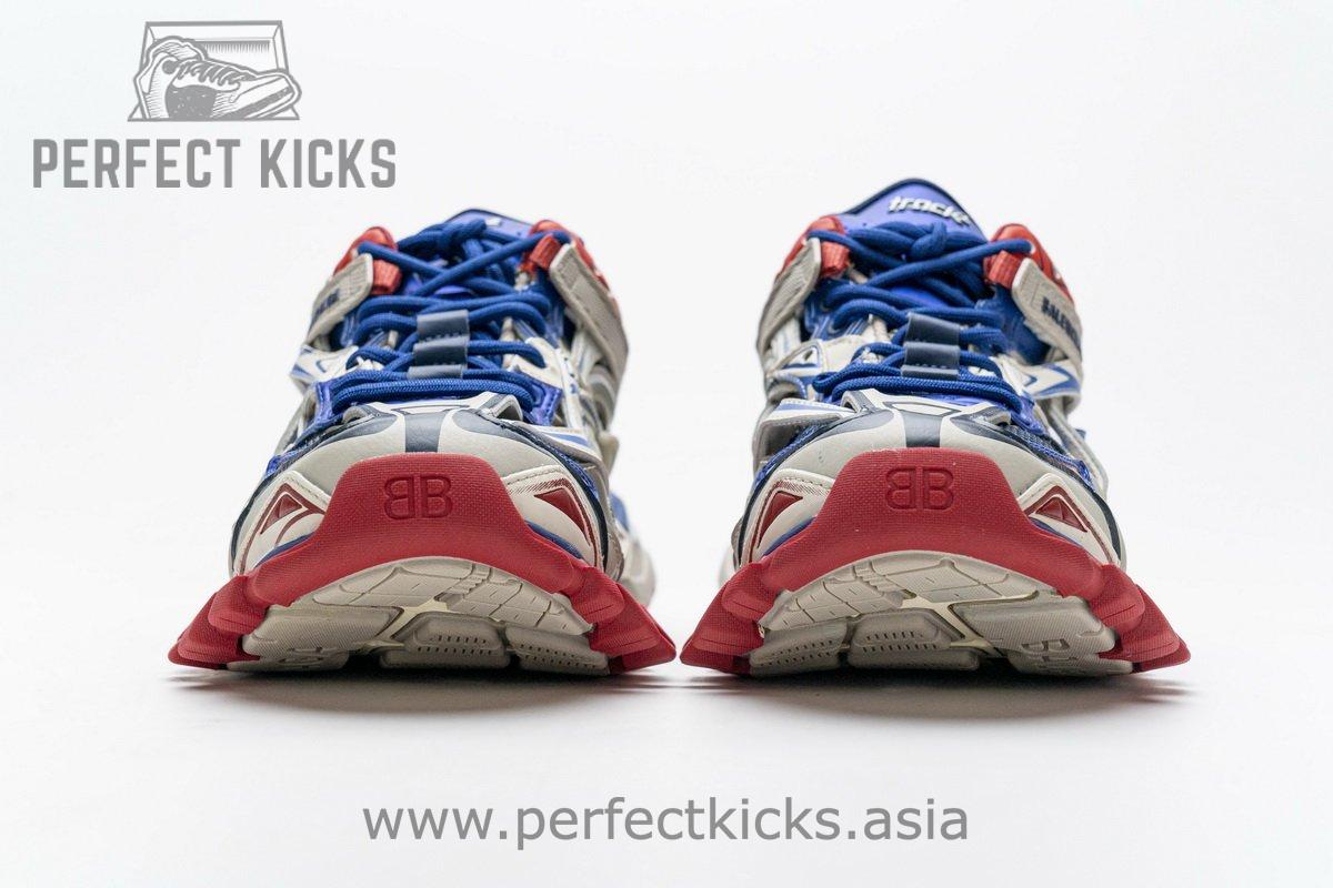 570391 W2GN2 8570 Blenciaga Track 2 Sneaker Beige Blue - Image 5