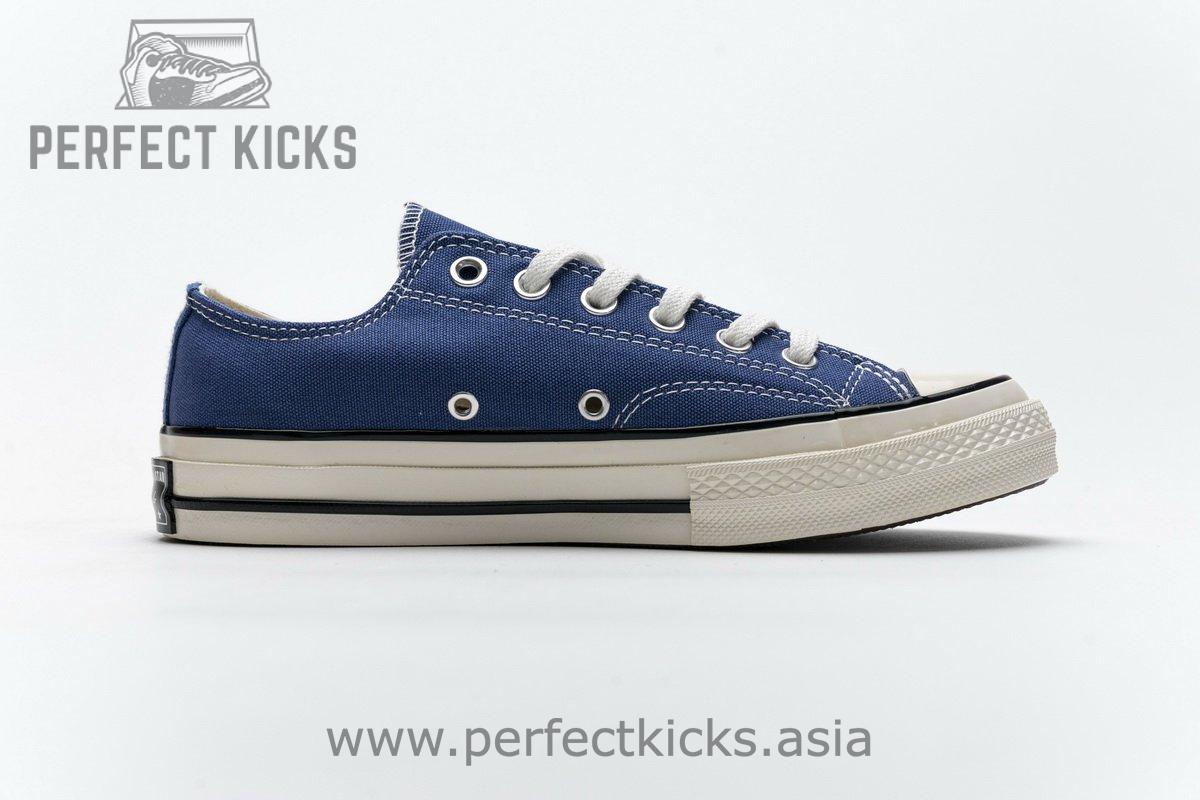162064C Converse Chuck 70 OX True Navy Black Egret - Image 8