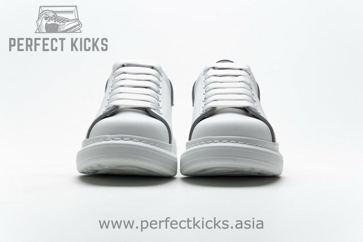 462214 WHGP7 9001 Alexander McQueen Sneaker All White - Image 5