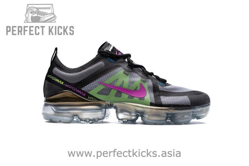 Nike VaporMax 2019 Black Active Fuchsia AT6810-001 - Image 2