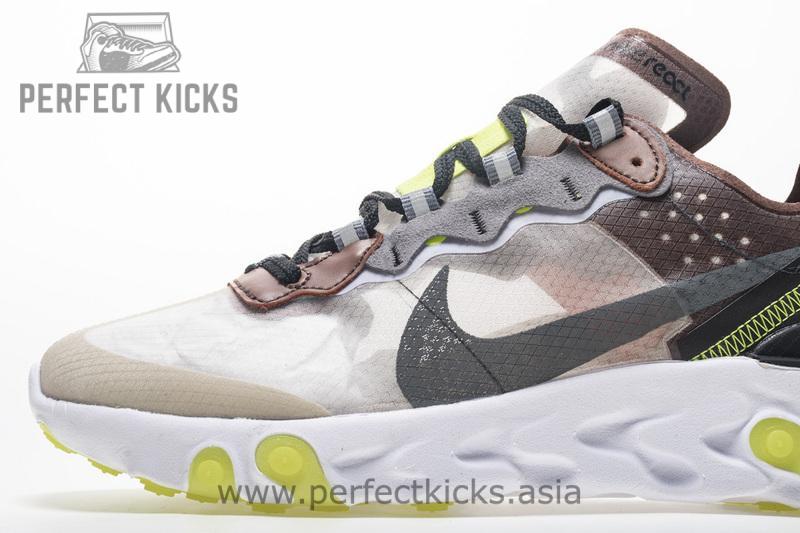 Nike React Element 87 “Brown green” AQ1090-002 - Image 5