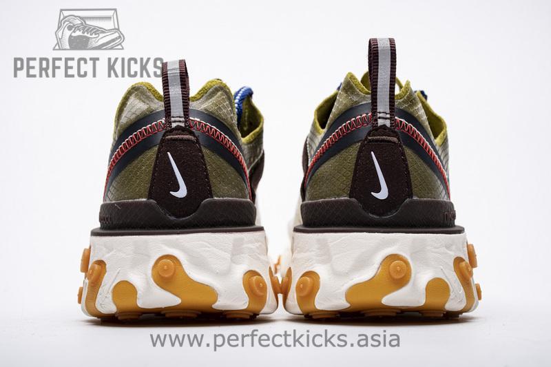 Nike React Element 87 “Moss” AQ1090-300 - Image 5
