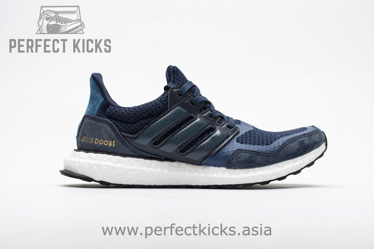 EF0725 adidas Ultra Boost S&L Collegiate Navy Real Boost - Image 2