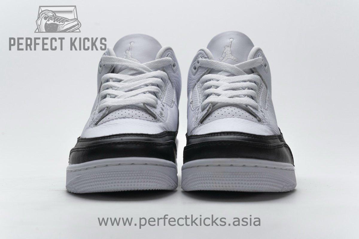 DA3595-100 Fragment Design x Air Jordan 3 Black White - Image 5
