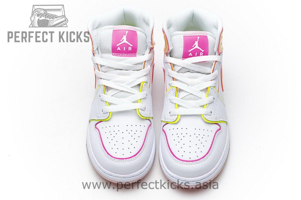 CV4611-100 Air Jordan 1 Mid GS “Edge Glow” - Image 4