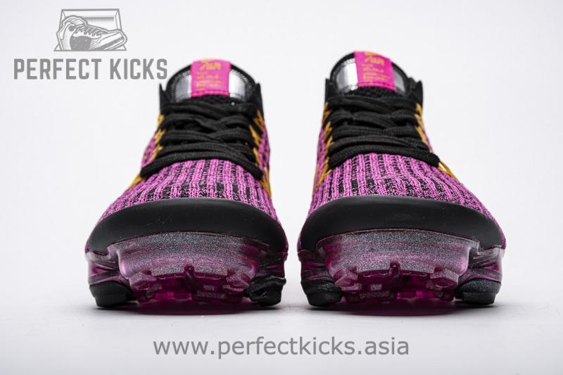 Nike Air VaporMax Flyknit 3.0 2019 Fuchsia Orange Black AJ6910-600 - Image 6