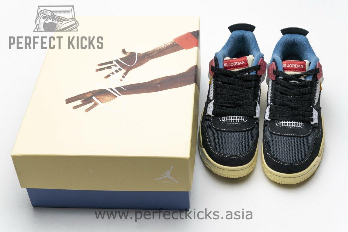 DC9533-001 Union LA x Air Jordan 4 Retro SP Off Noir Black - Image 3