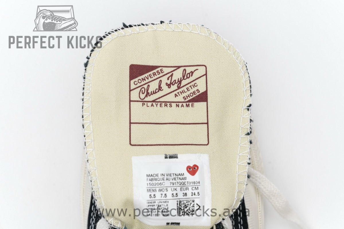 150206C CDG Play x Converse Chuck Taylor All Star 70 OX - Image 12