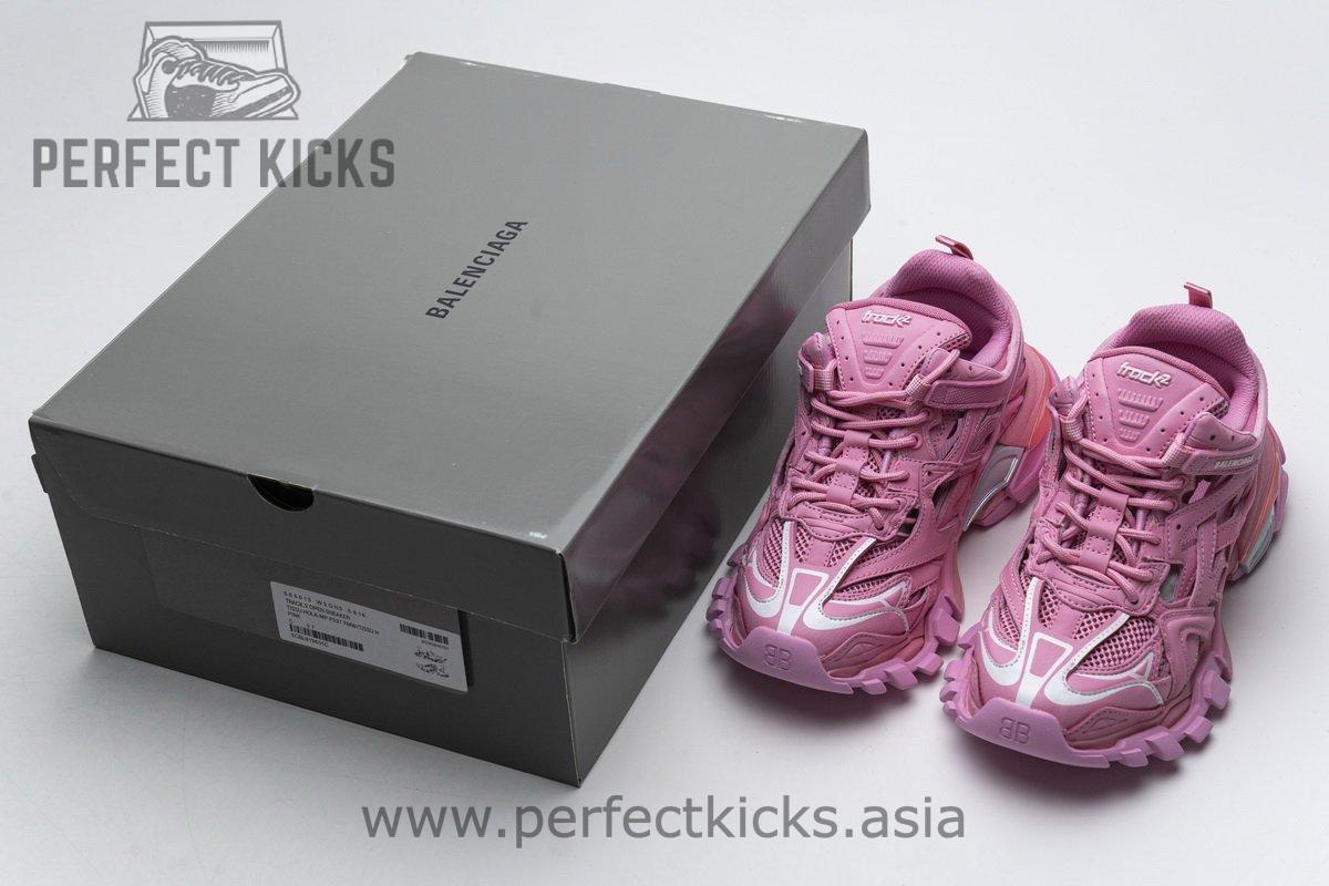 568615 W2GN5 5816 Blenciaga Track 2 Sneaker Pink - Image 3