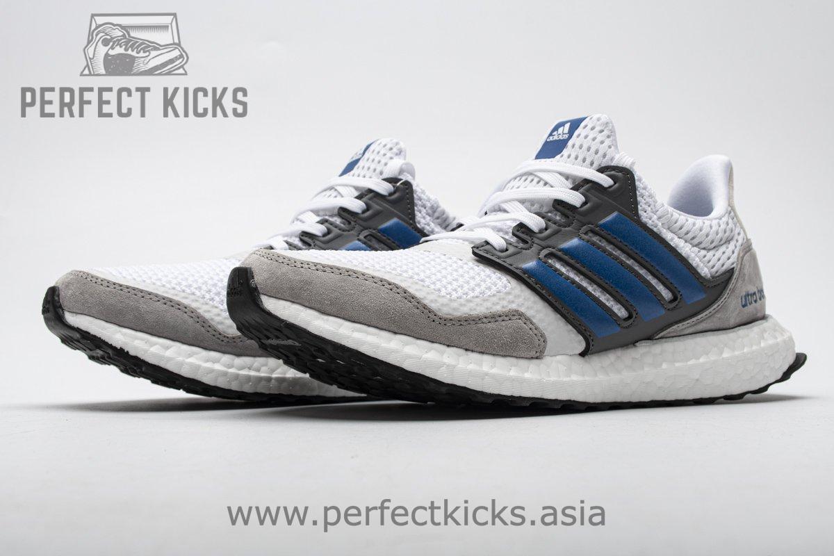 EF0723 adidas Ultra Boost S&L White True Blue Grey Real Boost - Image 3