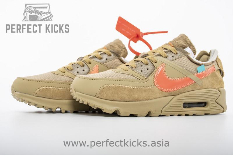 OFF-WHITE x Nike Air Max 90 “Desert Ore” Release Date AA7293-200 - Image 4