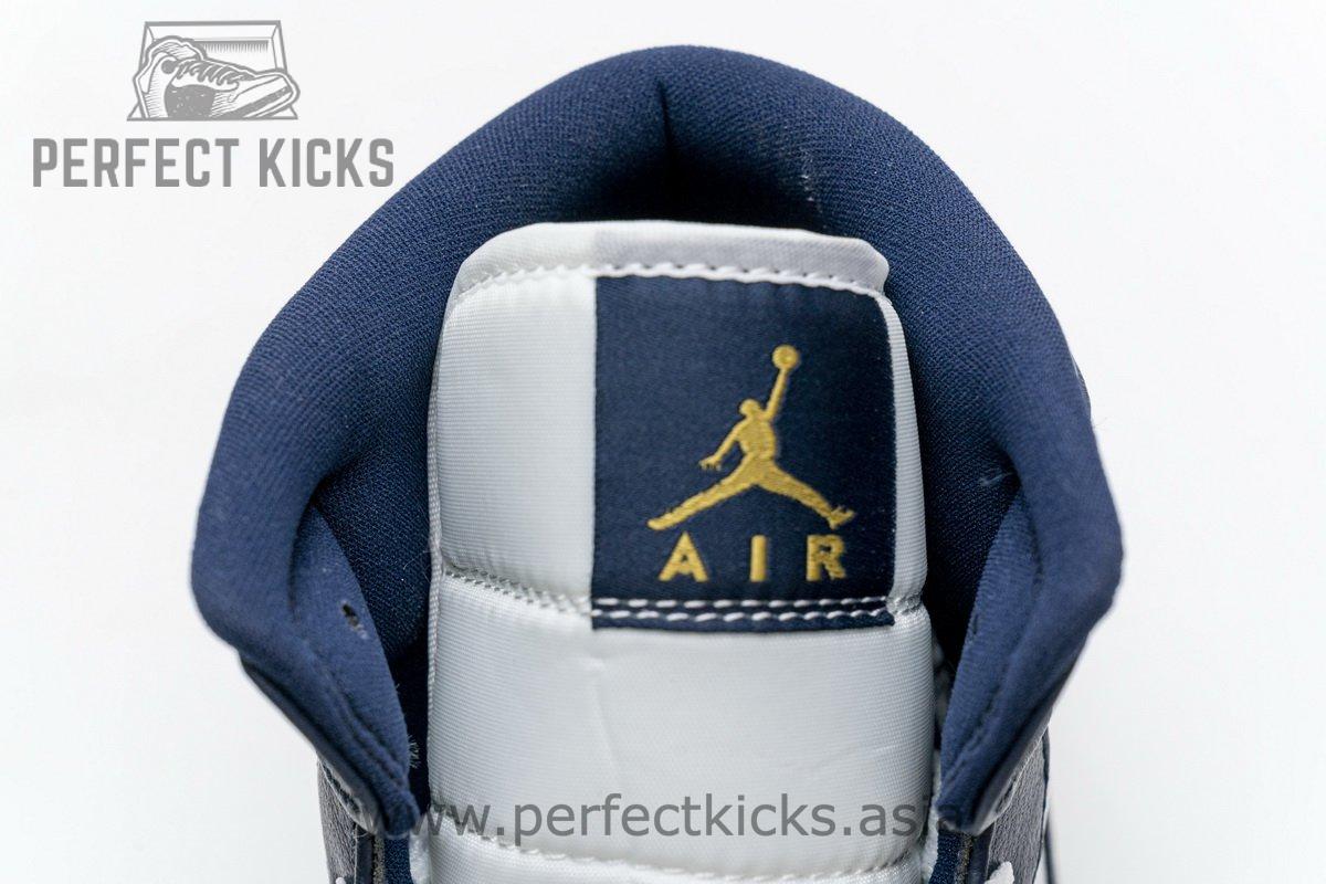 554724-174 Air Jordan 1 Mid Obsidian - Image 9