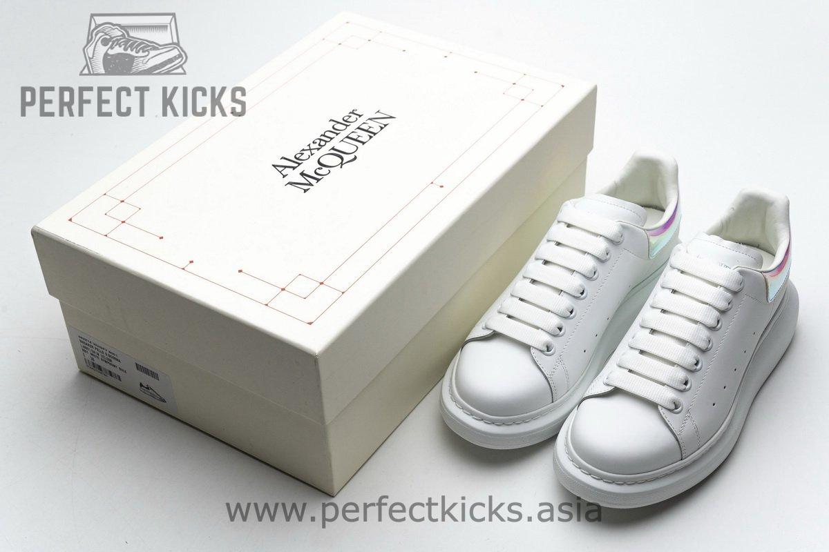 462214 WHGP7 9001 Alexander McQueen Sneaker White Blue Laser - Image 3