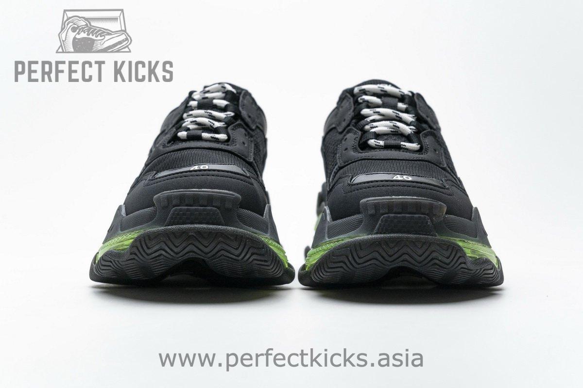541624 W09O1 2140 Balenciaga Triple S Black Green - Image 5