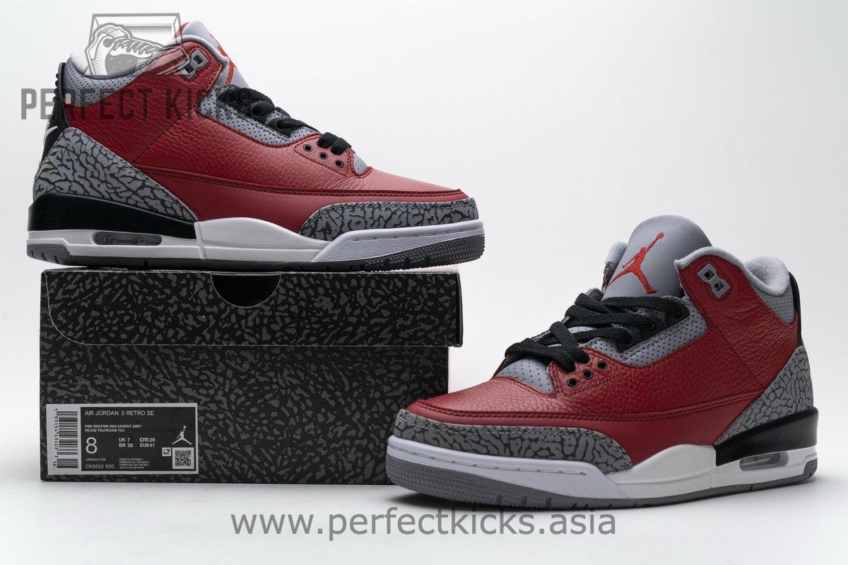 CK5692-600 Air Jordan 3 Retro SE Unite Fire Red - Image 2