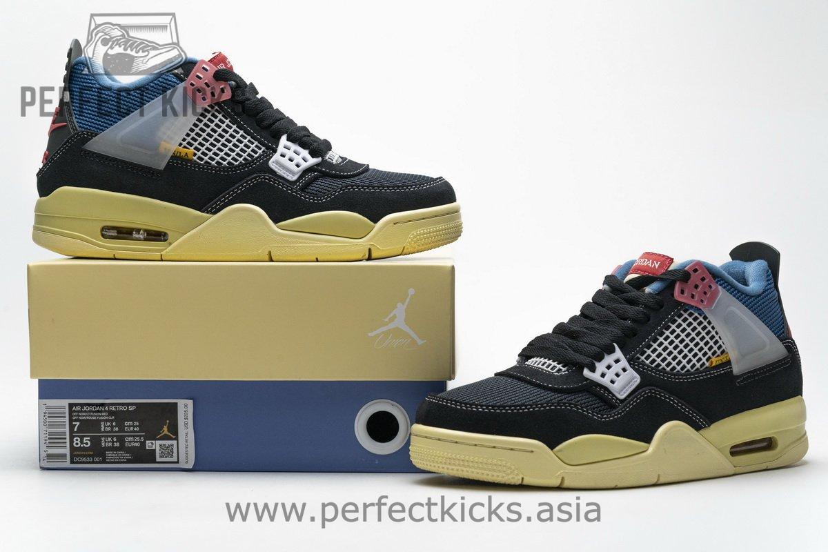 DC9533-001 Union LA x Air Jordan 4 Retro SP Off Noir Black - Image 2
