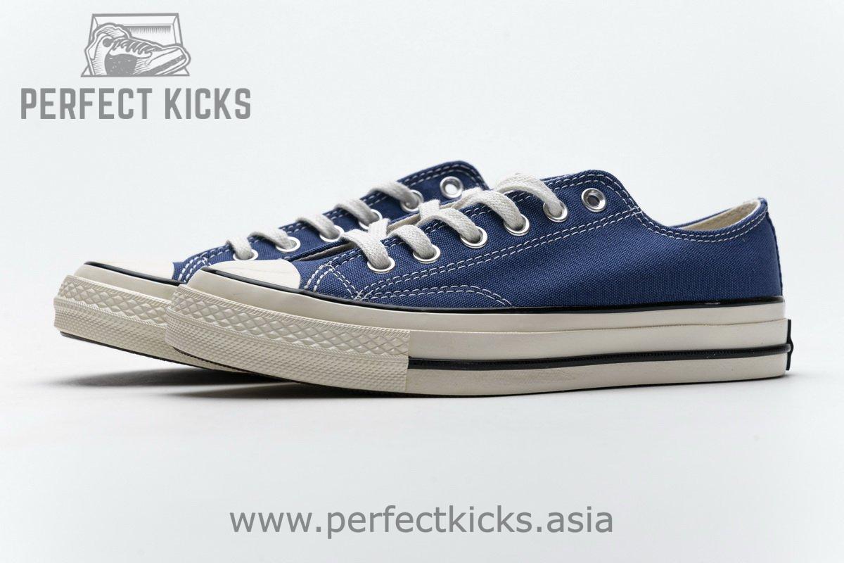 162064C Converse Chuck 70 OX True Navy Black Egret - Image 6