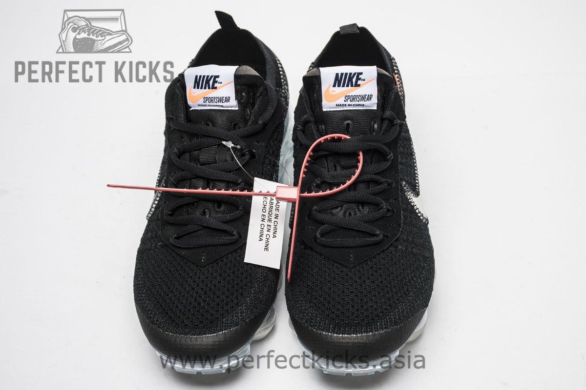 2018 1.0 AA3831-002 Off White x Nike Air VaporMax 2018 'Black White' - Image 2