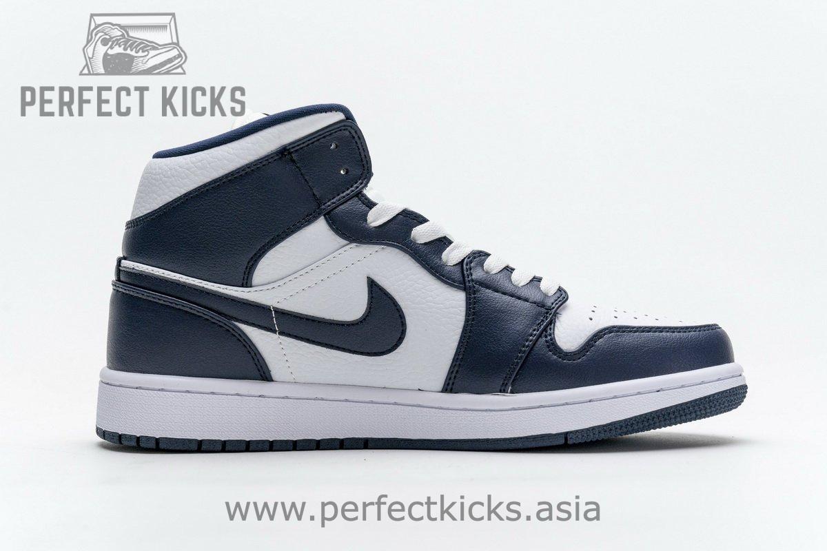 554724-174 Air Jordan 1 Mid Obsidian - Image 11