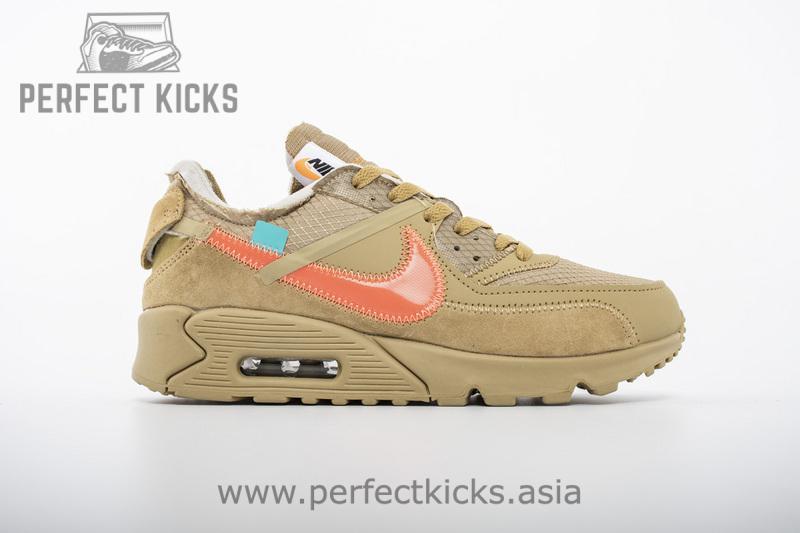 OFF-WHITE x Nike Air Max 90 “Desert Ore” Release Date AA7293-200 - Image 5