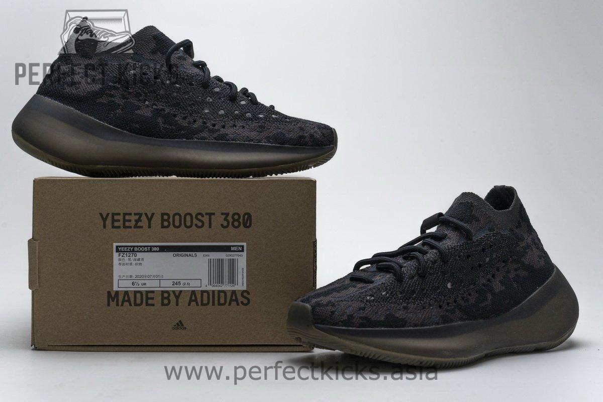 FZ1270 adidas Yeezy Boost 380 Black Purple Basf Boost - Image 2