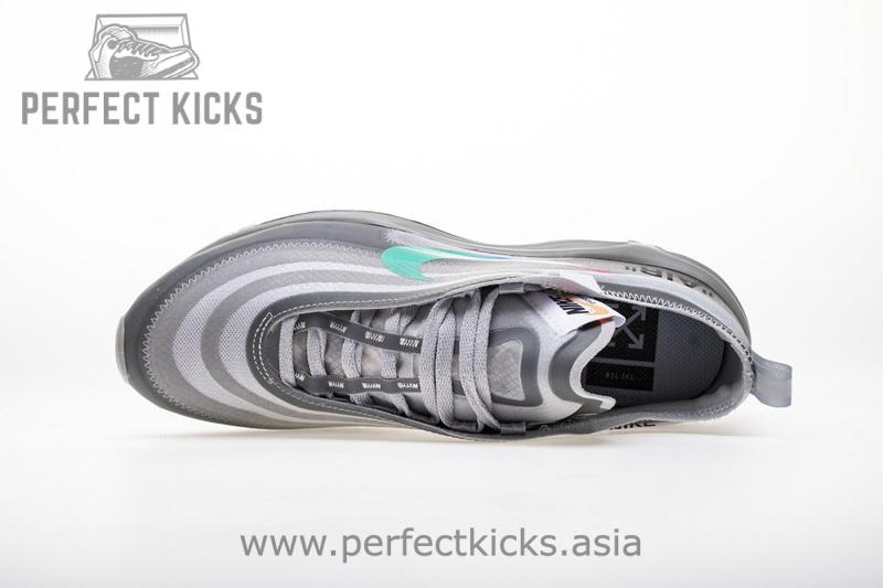 OFF WHITE X Nike Air Max 97 “Wolf Grey Menta” AJ4585-012 - Image 5