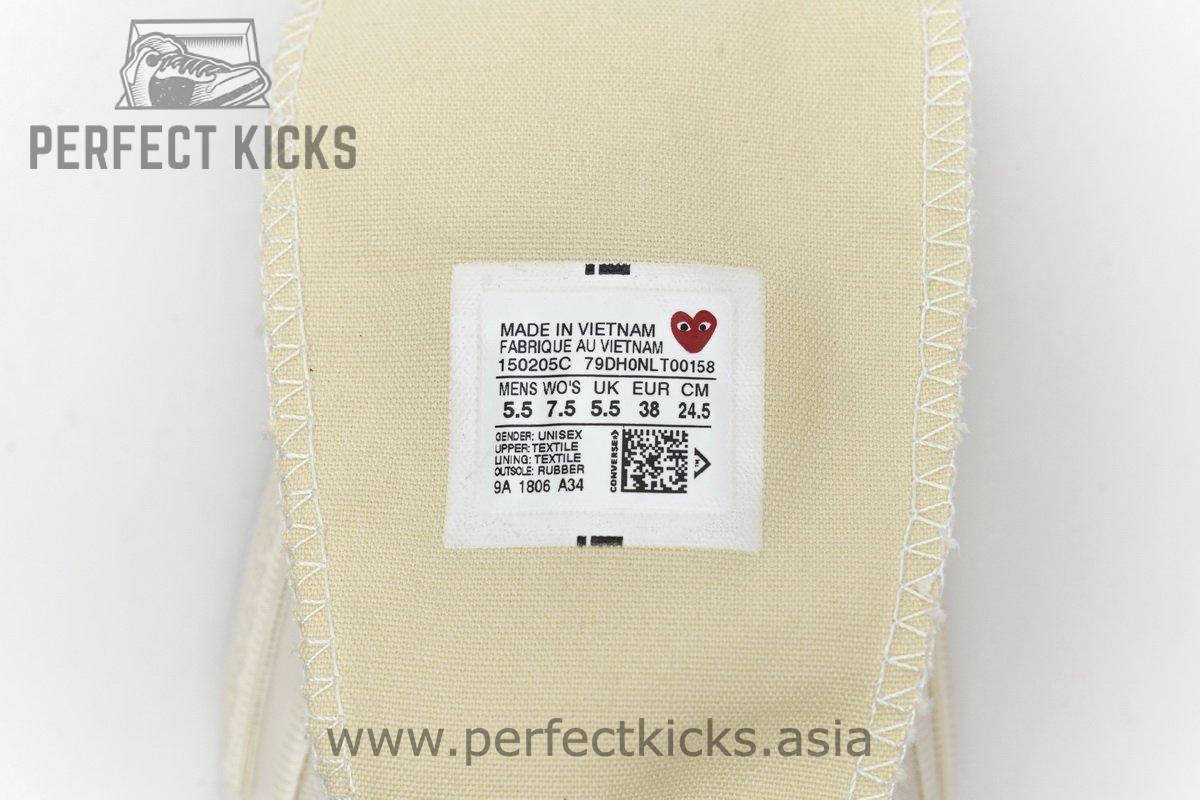 150205C CDG Play x Converse Chuck Taylor All Star 70 High Top - Image 12