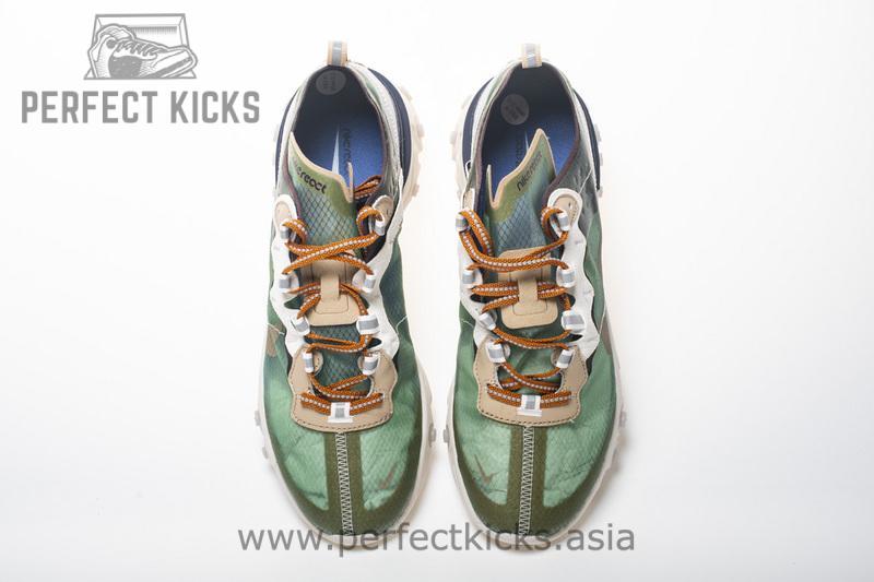 Nike React Element 87 “Brown green” AQ1090-002 - Image 2