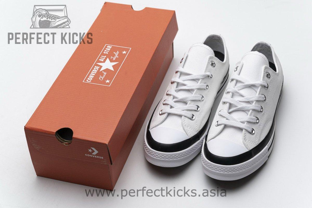 161208C Fragment x Moncler Converse CTAS LIFT OX White - Image 3