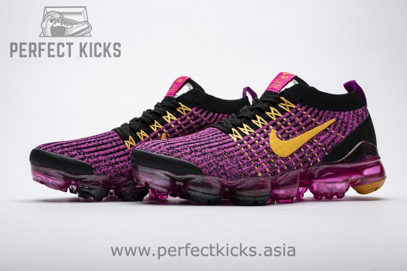 Nike Air VaporMax Flyknit 3.0 2019 Fuchsia Orange Black AJ6910-600 - Image 7