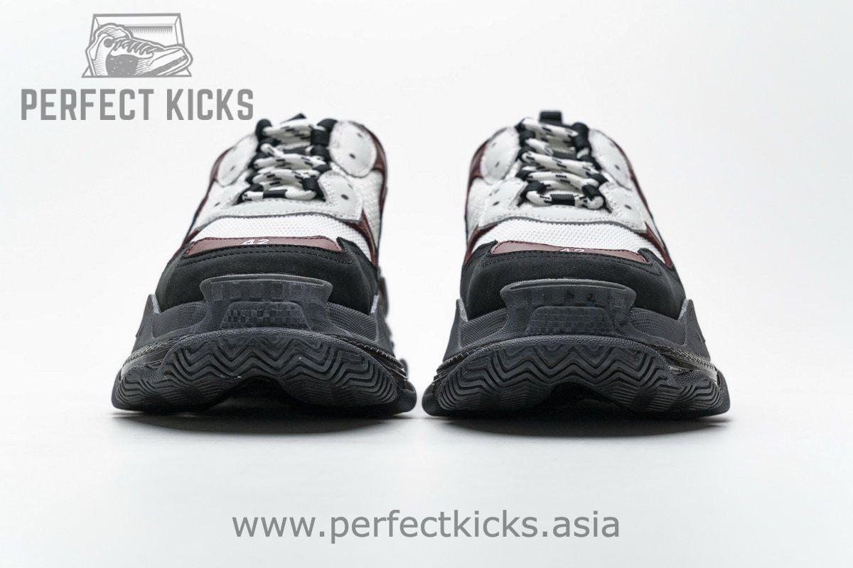 541624 W09O1 2268 Balenciaga Triple S Black Brown Red - Image 5