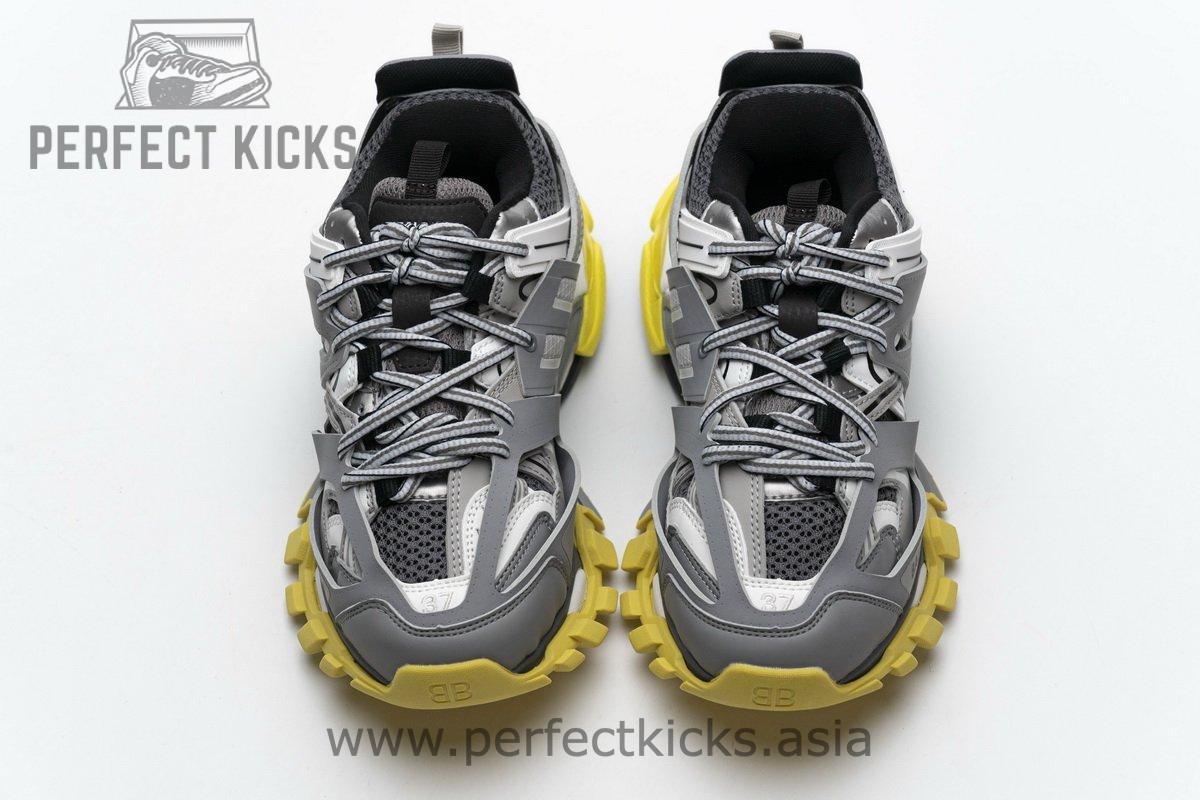 542435 W1GB7 2018 Balenciaga Tess S.White Grey Orange - Image 4