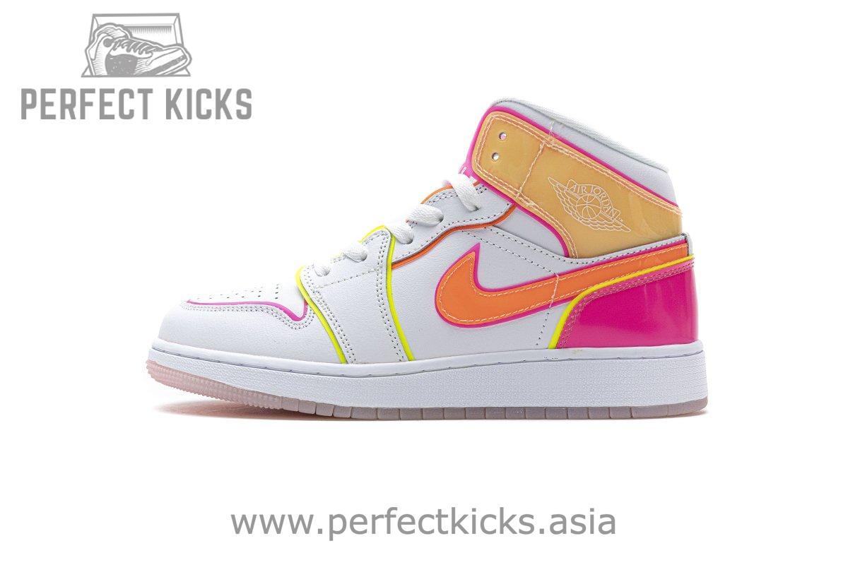 CV4611-100 Air Jordan 1 Mid GS “Edge Glow”