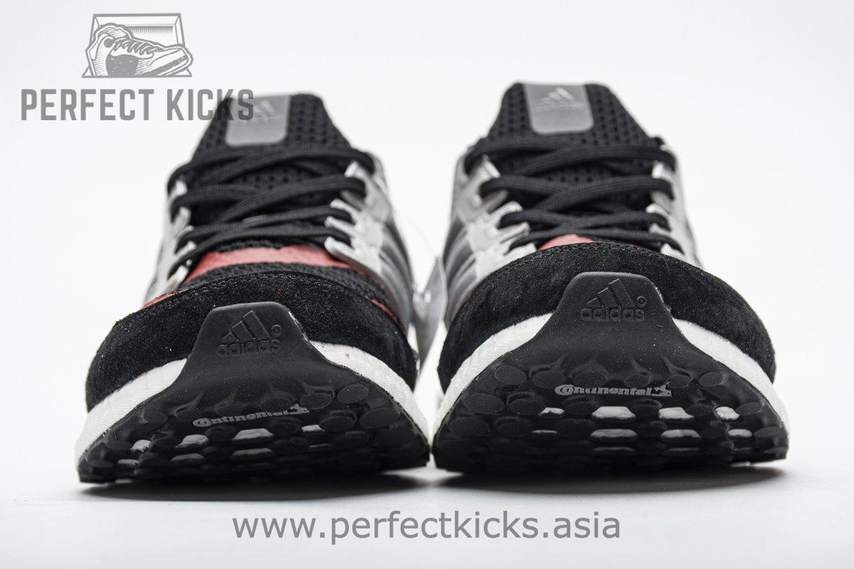 EF0724 adidas Ultra Boost S&L Black Grey Power Red Real Boost - Image 4