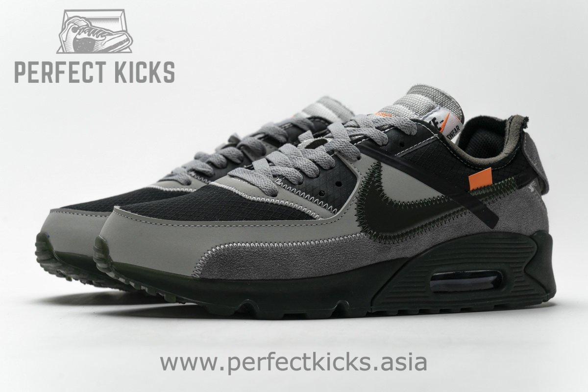 OFF-White x Nike Air Max 90 Grey - Image 10
