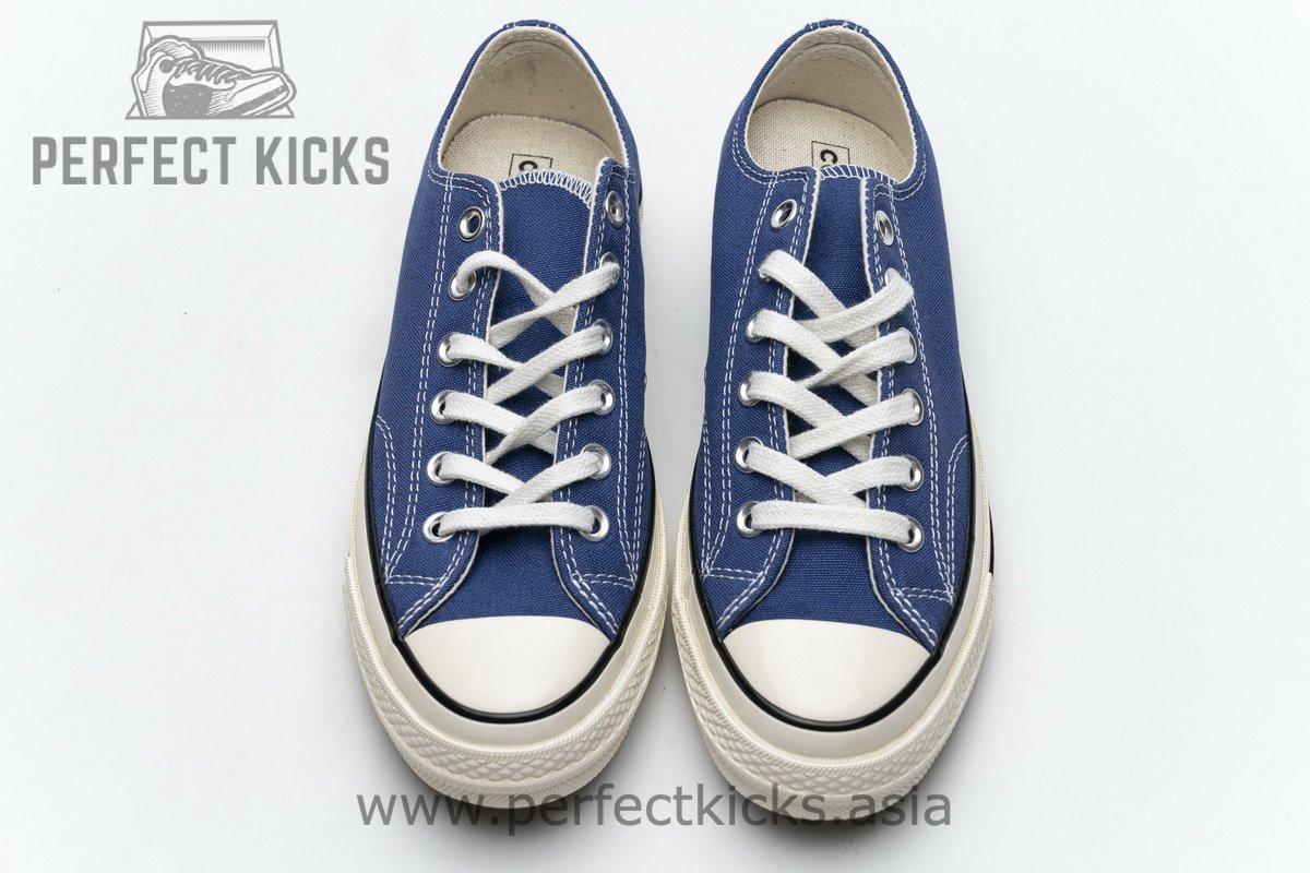 162064C Converse Chuck 70 OX True Navy Black Egret - Image 2