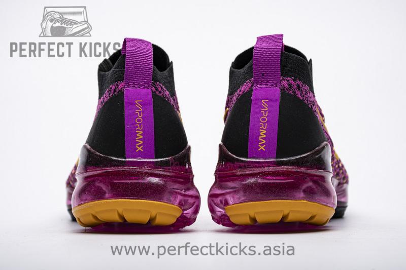 Nike Air VaporMax Flyknit 3.0 2019 Fuchsia Orange Black AJ6910-600 - Image 5