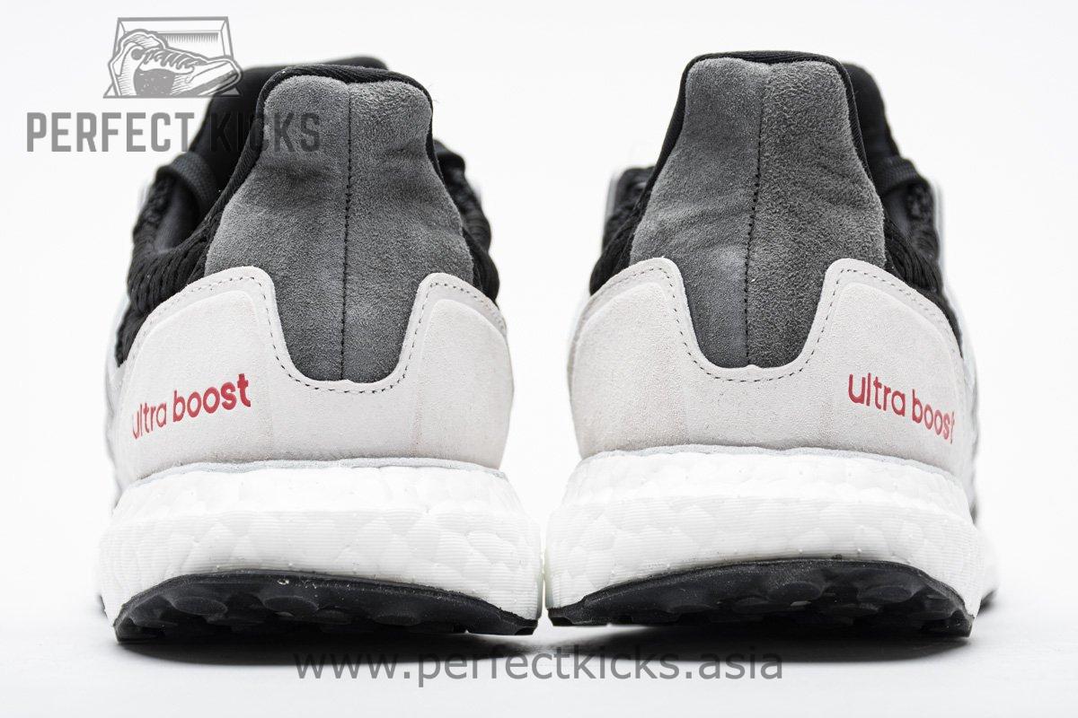 EF0720 adidas Ultra Boost S&L Black Grey Four Red Real Boost - Image 4