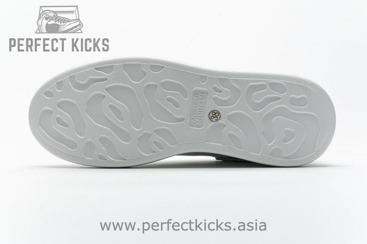 462214 WHGP7 9001 Alexander McQueen Sneaker All White - Image 9