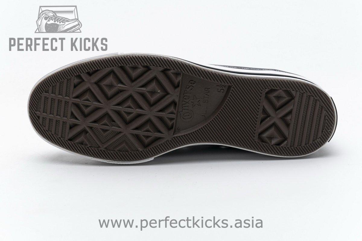 161209C Fragment x Moncler Converse CTAS LIFT OX Black White - Image 8