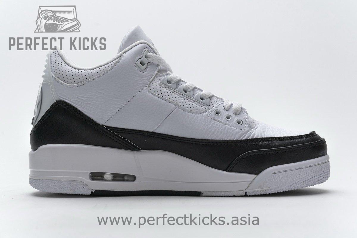 DA3595-100 Fragment Design x Air Jordan 3 Black White - Image 10