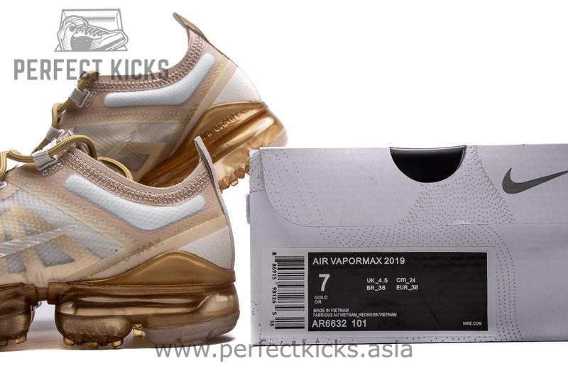 Nike Air VaporMax 2019 Gold AR6632-101 - Image 8