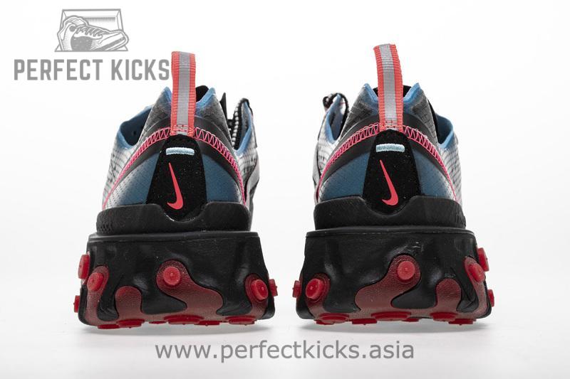 Nike React Element 87 “Blue Chill Solar Red”AQ1090-006 - Image 3