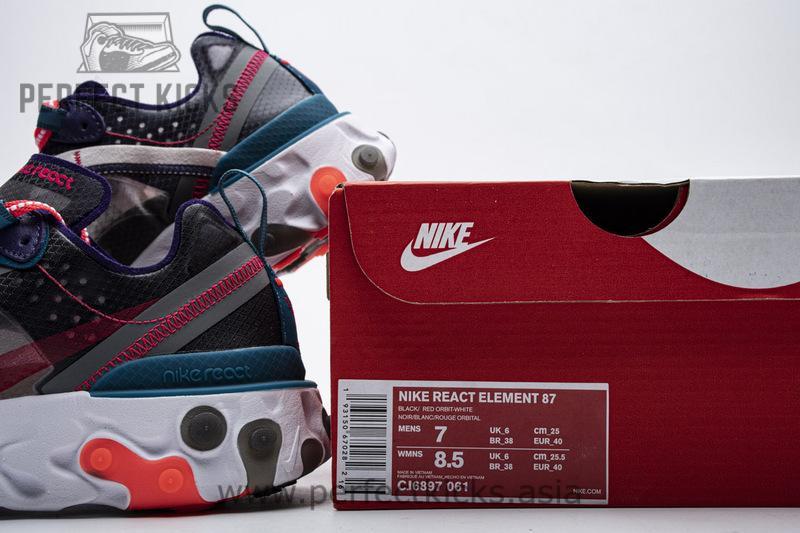 Nike React Element 87 Red Orbit CJ6897-061 - Image 2