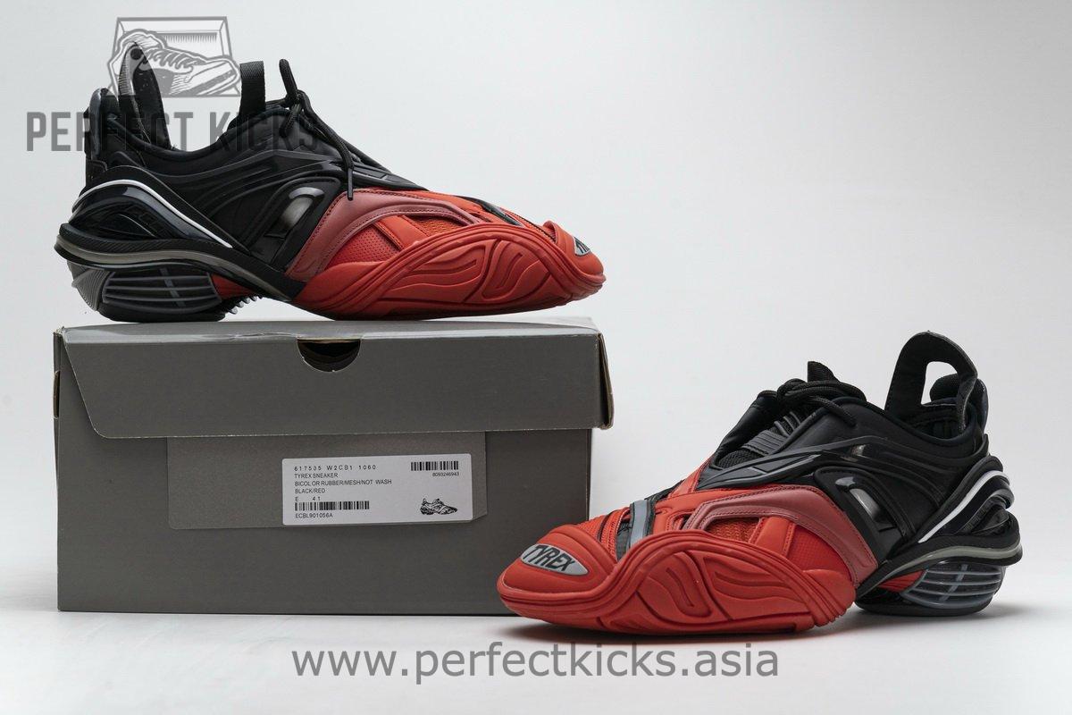 Balenciaga Tyrex 5.0 Sneaker Black Red - Image 8