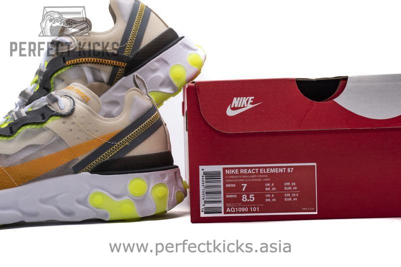 Nike React Element 87Undercover“Orewood Brown” AQ1090-101 - Image 3