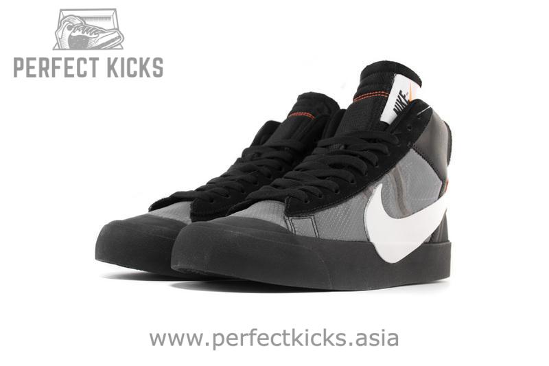 OFF WHITE X Nike Blazer Mid AA3832-001 Black - Image 5