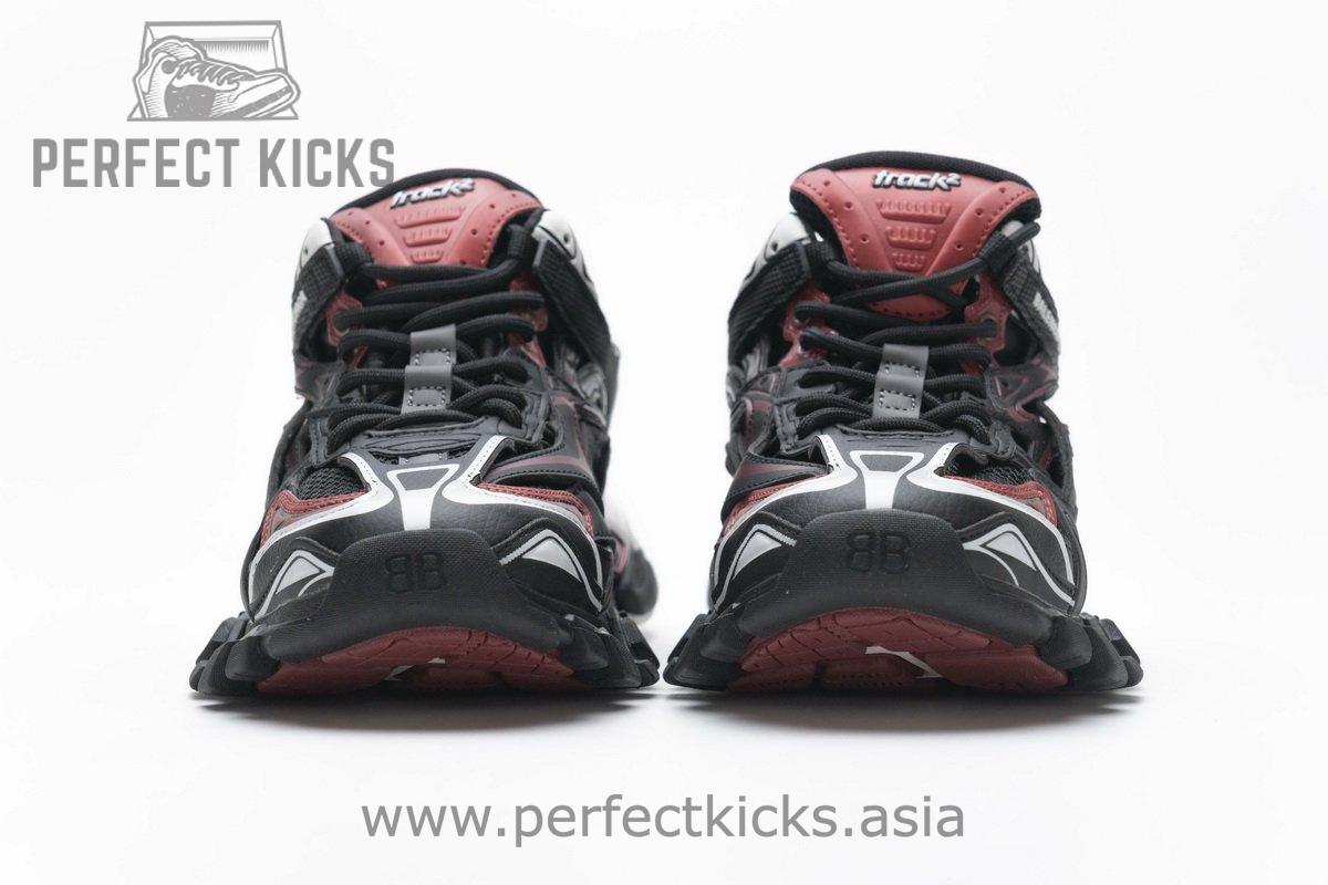 568615 W2GN3 6000 Blenciaga Track 2 Sneaker Burgundy - Image 5