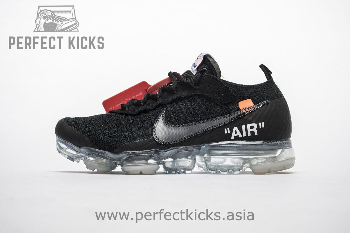 2018 1.0 AA3831-002 Off White x Nike Air VaporMax 2018 'Black White' - Image 4